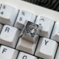 4-in-1 Arrow Keys Titanium Alloy Artisan Keycaps Precision Pointillism for Mechanical Keyboard -Furina Arlecchino Citlali